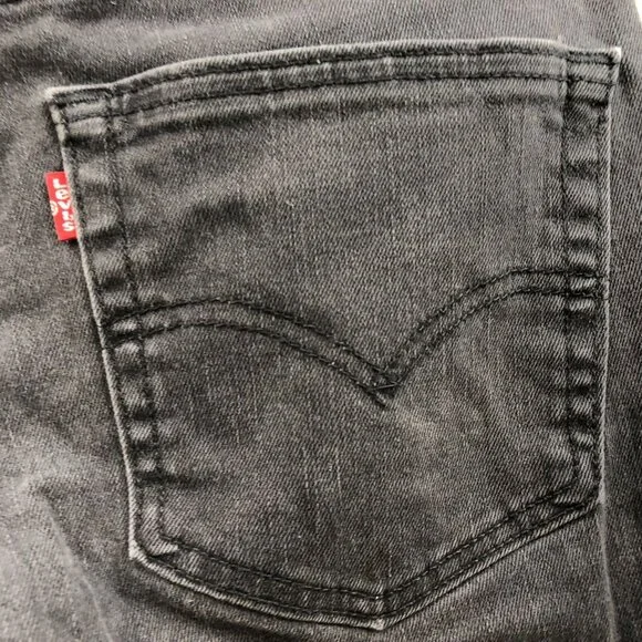 Levi's Mens Jeans Size 31x32 511 Slim Straight Classic Black Denim Casual Travel - Picture 10 of 13